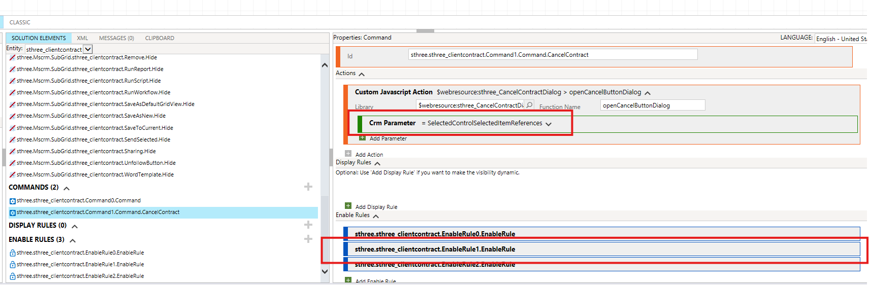 RWB SelectionCountRule enable rule